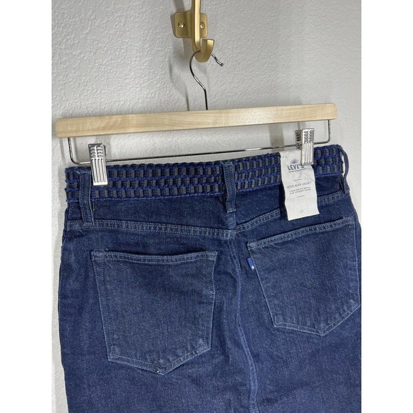 Levis Made & Crafted Button Front High Rise Denim Skirt Size 27 Handloom - Picture 5 of 7